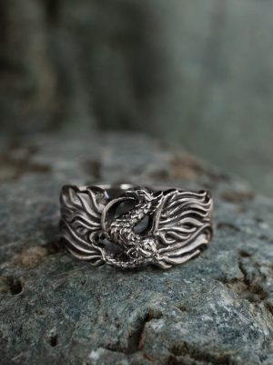 Кольцо Рарог нейзильбер