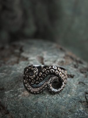 Кольцо Дэви Джонс нейзильбер