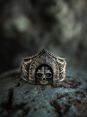 Кольцо Баба-Яга нейзильбер